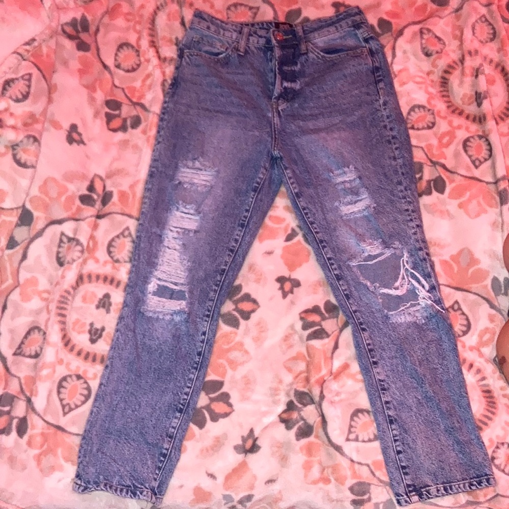 Blue jeans boyfriend
